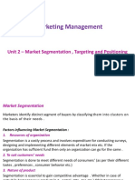 Market Segmentation, Targeting and Positioning Explained