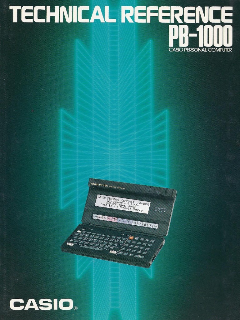 Casio PB1000 Technical Reference PDF
