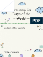 Learning The Days of The Week!
