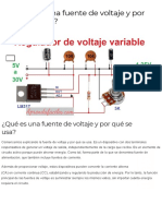 ¿Qué Es Una Fuente de Voltaje y Por Qué Se Usa - Aprendafaciles