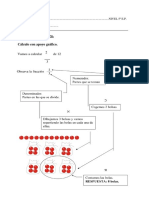 Fracciones de números con apoyo gráfico