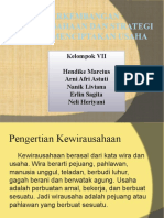 Perkembangan Kerirausahaan Dan Strategi Dalam Menciptakan Usaha