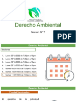 Derecho Ambiental Sesión 7