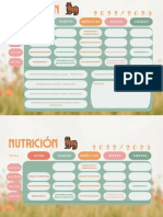 Horario Escolar Círculos Sencillo Limpio Tonos Pastel