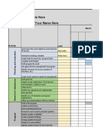 Scheduling A Library Event Gantt Chart Template