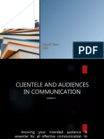 Clientele and Audiences in Communication