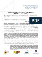 Carta Danza Conaljo Ibagué 2023