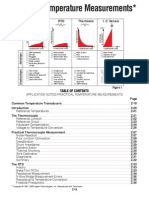 Practical Temperature Measurements