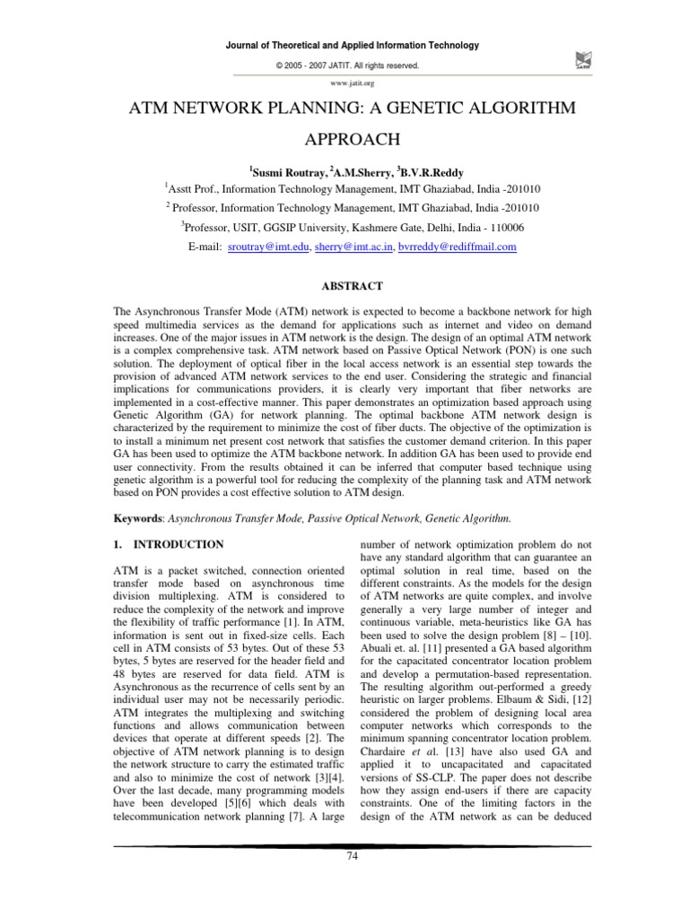 9 Vol 3 No 4 | PDF | Asynchronous Transfer Mode | Network Topology