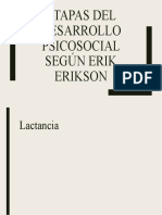 Etapas Del Desarrollo Psicosocial Según Erik Erikson