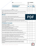 BCA Self Assessment English and Tagalog