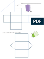 Finding Surface Area With Nets CN and H