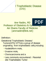 Gestational Trophoblastic Disease GTD