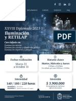 XXVIII Diplomado 2023-1 Iluminación y RETILAP