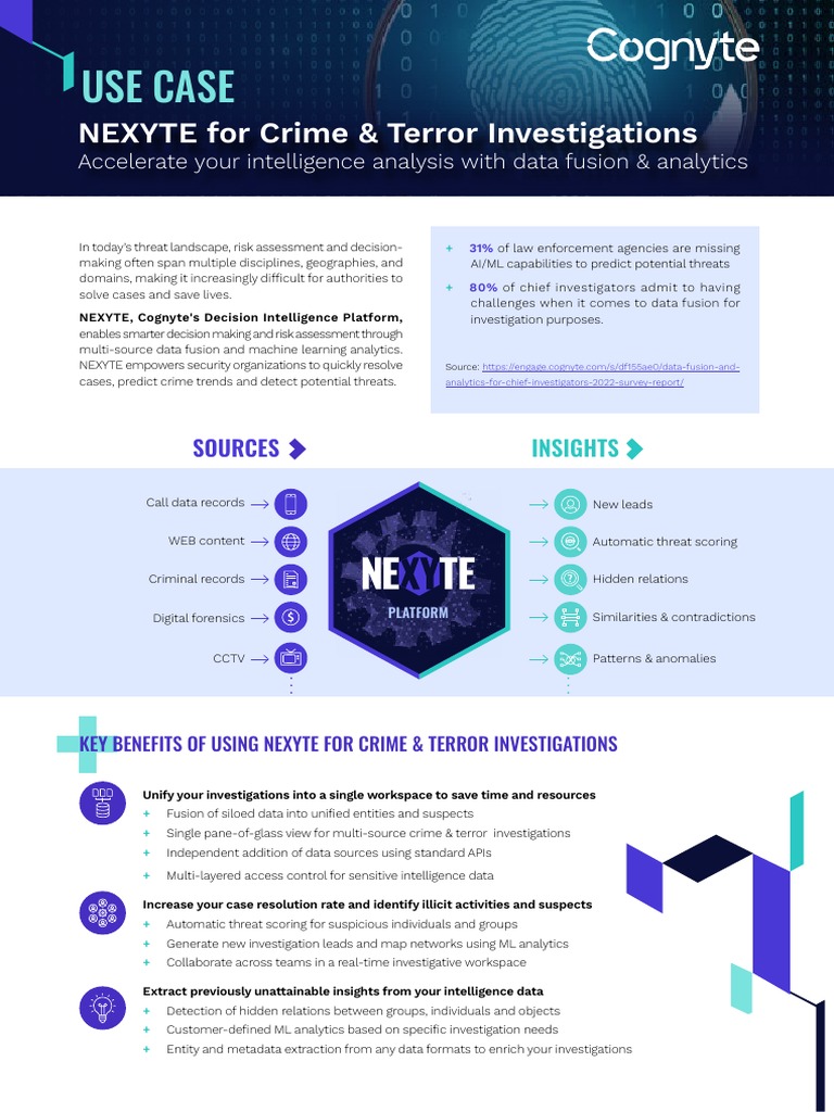 Criminal Investigation (LEA) Use Case | PDF | Analytics | Data