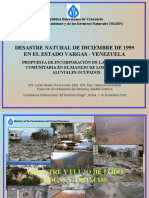 Desastre Natural de Diciembre de 1999 en El Estado Vargas