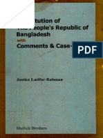 The Constitution of BD With Comments N Case Laws by Latifur Rahman