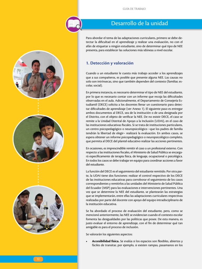 Adaptaciones Curriculares para Inclusión | PDF | Plan de estudios ...