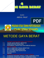 Metode Gaya Berat