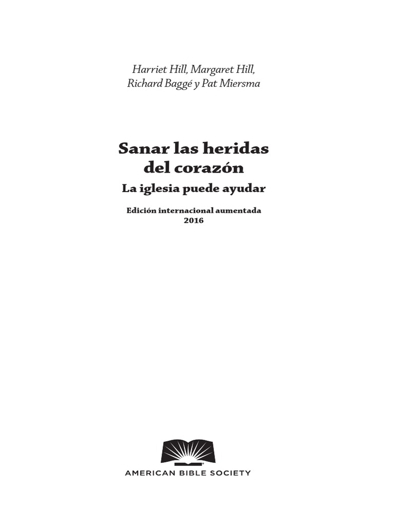 Libro Sanando Las Heridas | PDF | Amor | Trauma psicólogico