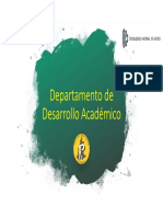 Departamento Desarrollo Academico