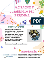 Capacitación y desarrollo personal