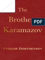 The Brothers Karamazov Fyodor Dostoevsky