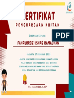 Sertifikat Khitan fahrur