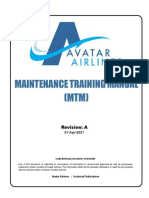 Maintenance Training Manual (MTM) : Revision: A