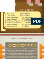 Kromatografi Kolom Kimia Analisis Kelmpok 8