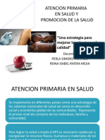 Estrategia de Atencion Primaria en Salud Reina Esther