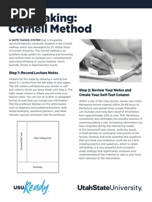 Cornell Note-Taking Method