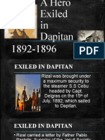 Rizal's Exiled in Dapitan