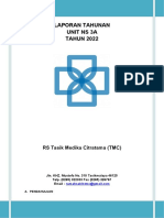 Laporan Tahunan Unit Ns 3A TAHUN 2022: RS Tasik Medika Citratama (TMC)