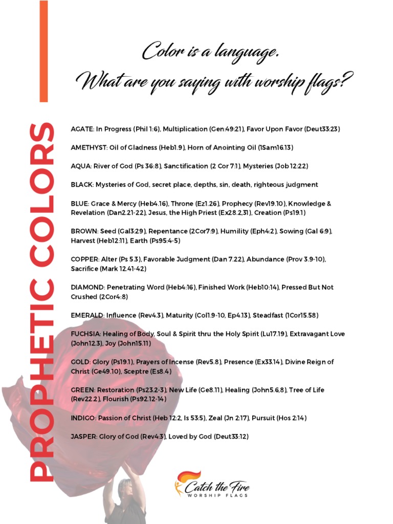 ColorMeaningsin Dreams PDF Jesus Sanctification