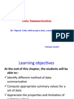 L3 Numerical Summary Measures