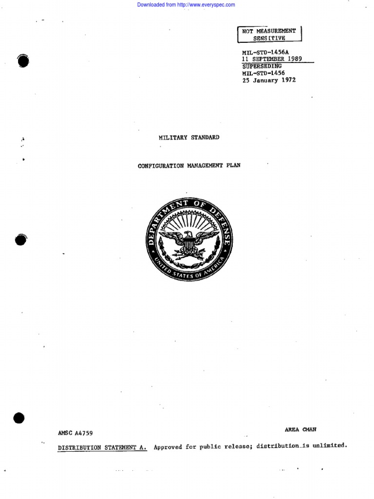 Configuration Management Plan Standard | PDF | Specification (Technical ...