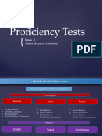 1-Proficiency - Tenses - Present Simple or Continous