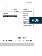 Manual Sony PXW-X70 (Español - 140 Páginas)