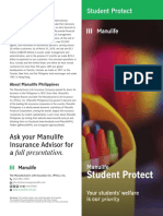 Manulife Student Protect Brochure