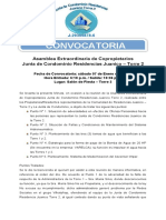 Manuscito - Carta - Convocatoria A Junta de Condominio (07!01!23)
