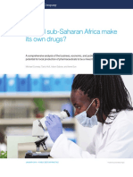 Should Sub Saharan Africa Make Its Own Drugs