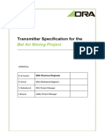 X PGNDP0464 03 ECI SPC 016 Density Transmitter Specification RevA