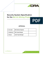 X PGNDP0464 03 ECI SPC 016 Security System Specification