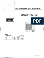 Mini VRF System: Service Manual & Test Run Service Manual