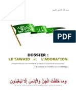 Dossier: Tawhid Et Adoration (l'indispensable pour tout monothéiste qui débute sa recherche de connaissances)