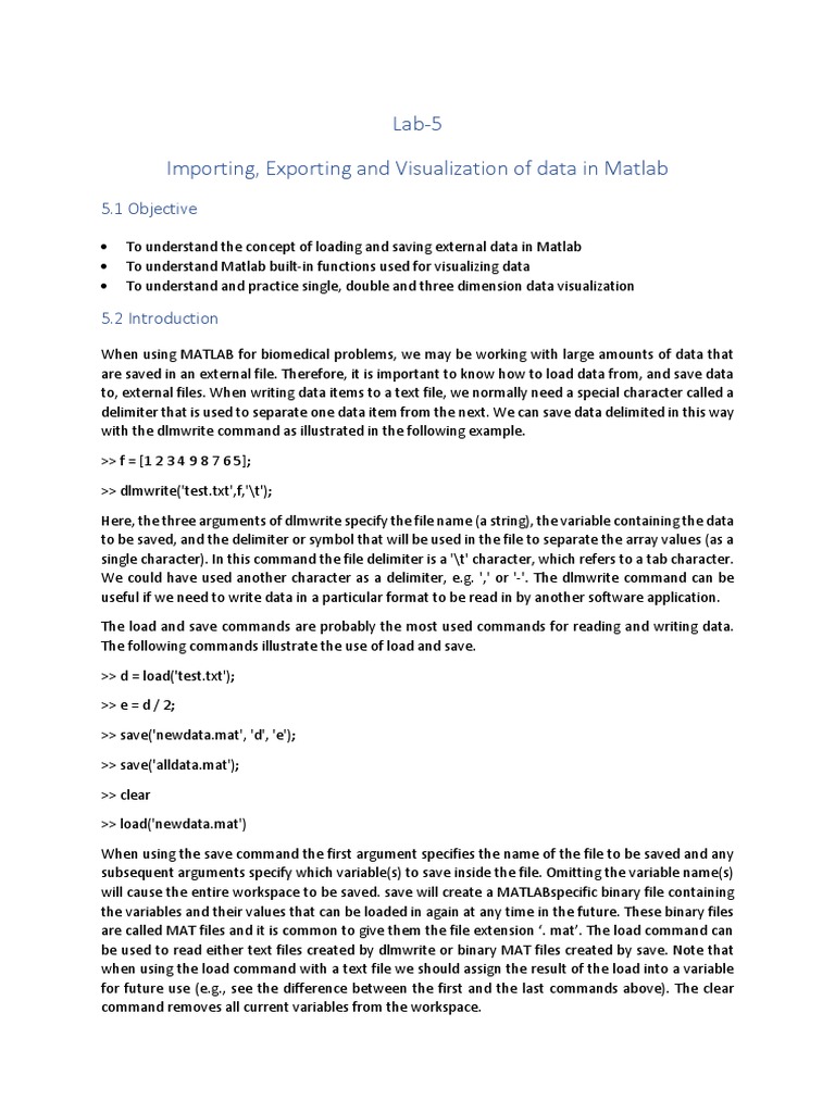 Modeling and Simulation Lab | Download Free PDF | Computer File | Matlab