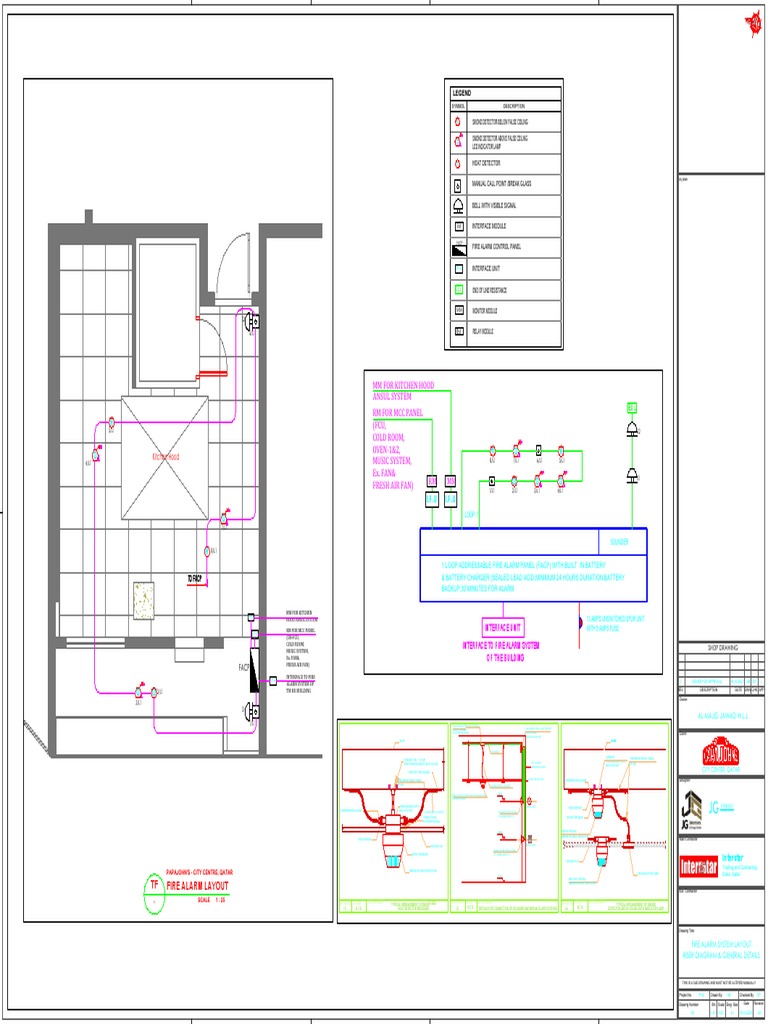 Fire Alarm Layout | PDF | Building Engineering | Manufactured Goods