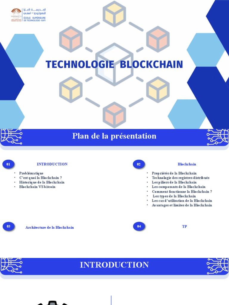 Introduction à la Blockchain | PDF | Bitcoin | Crytomonnaies