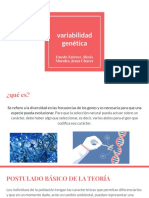 Biologia - Variabilidad Genetica